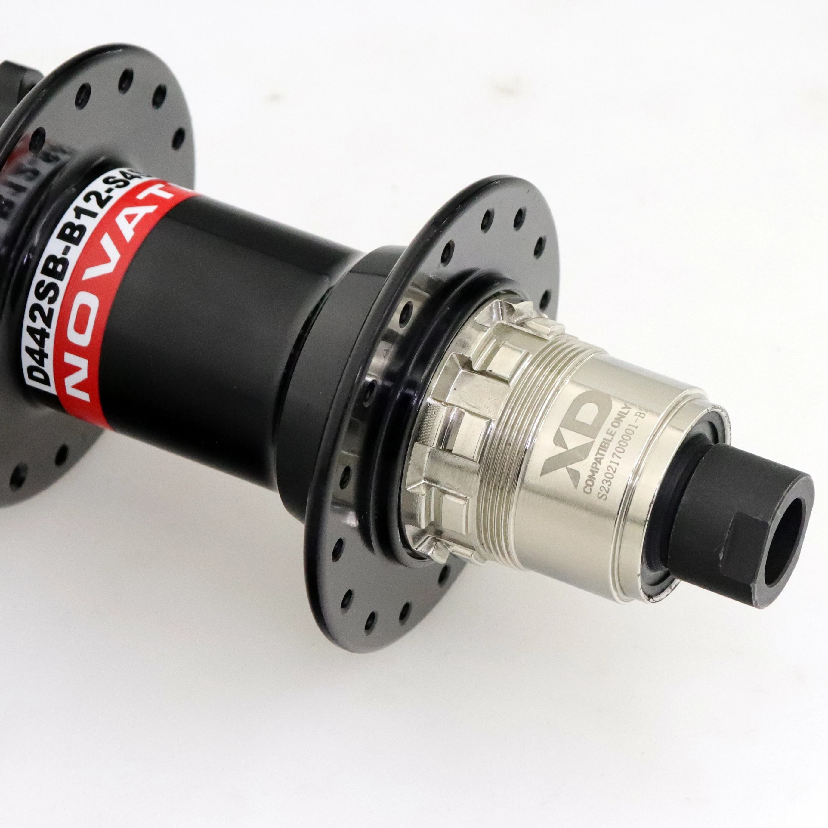 Novatec D442SB-B12 Boost 148mm x 12mm Thru Axle 142x12mm 32-hole 6-bolt Rear XD Micro Spline hub