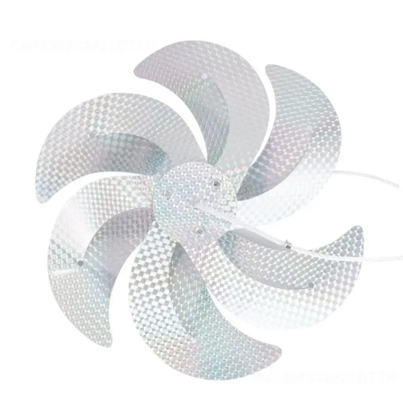 Pinwheels Reflective Toughness Colorful Silver For Outdoor Garden Windmill String High-speed Rotation Wear-resistant Windmill