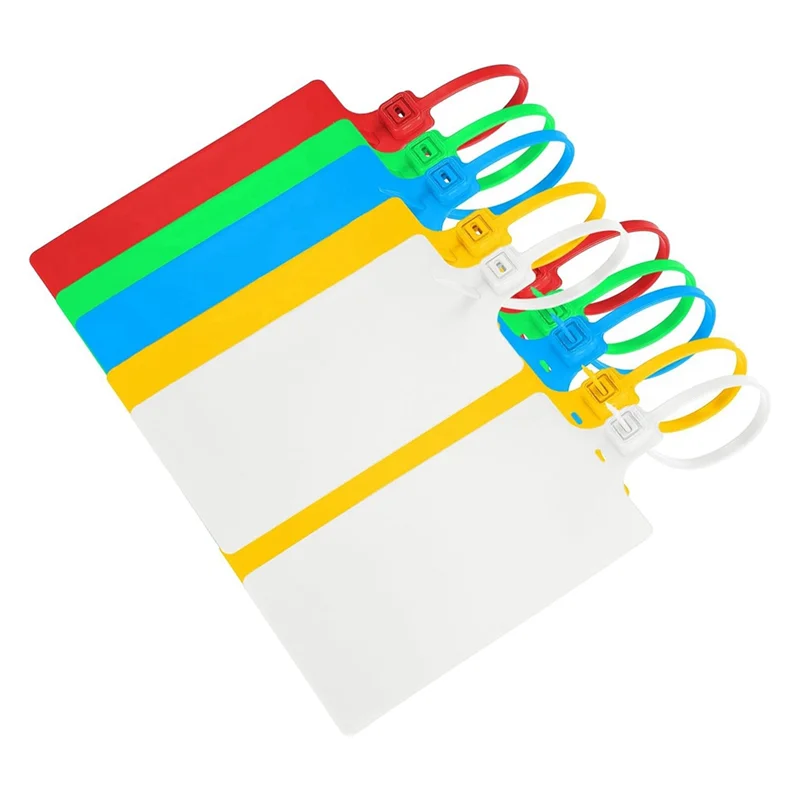 كفاءة 100 جهاز كمبيوتر شخصى الأختام البلاستيكية المختلطة علامات الشحن علامات كبيرة مع الأختام الأمنية