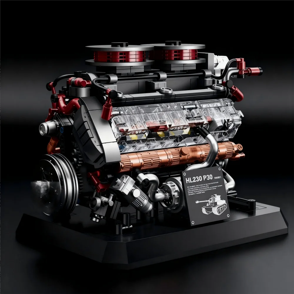 Kit di costruzione di veicoli blindati pesanti - Modello di ingegneria fai-da-te con macchina da costruzione, progetto di apprendimento STEM per bambini dai 8 anni in su