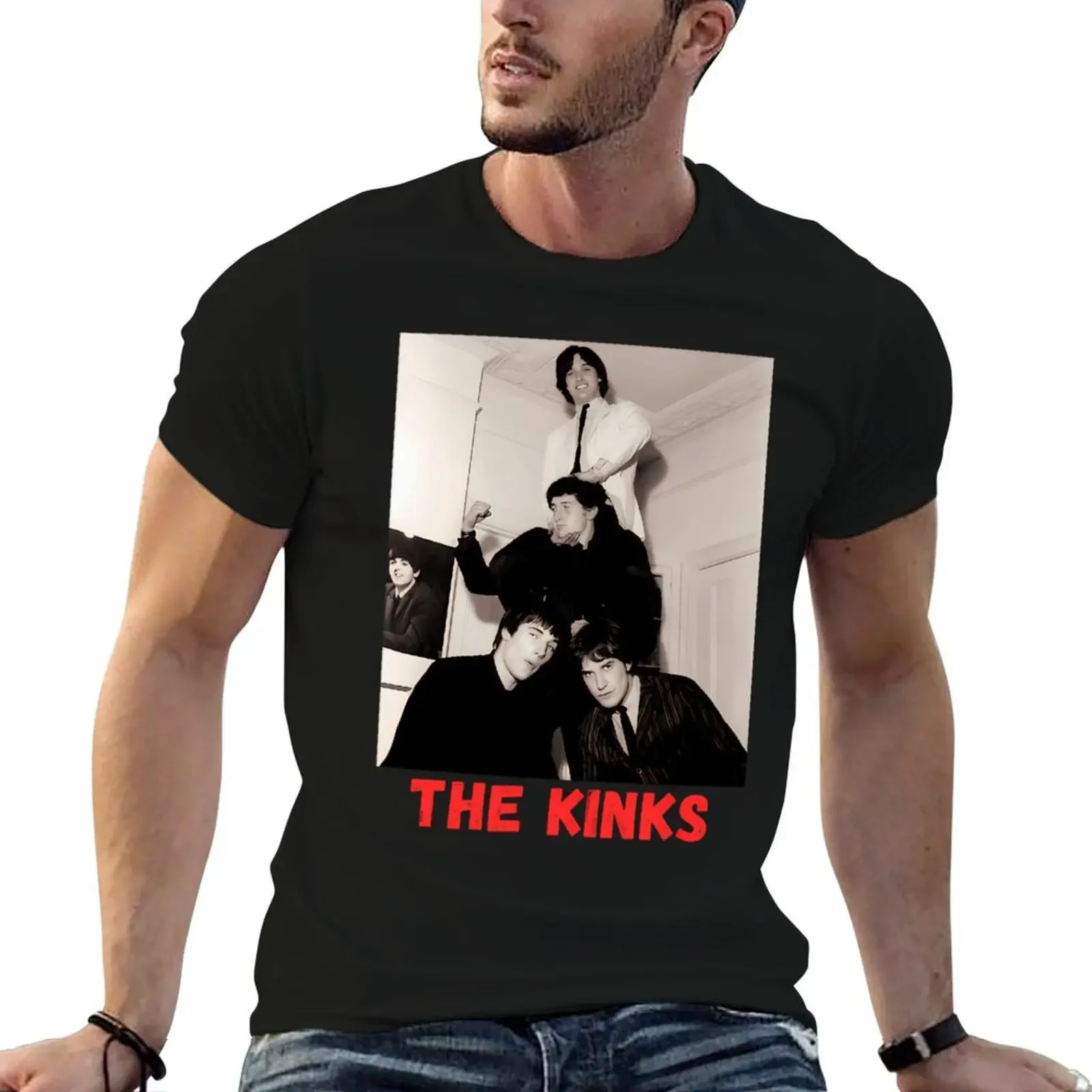 

the kinks T-Shirt cotton man t-shirts oversizeds oversized t shirt mens clothing