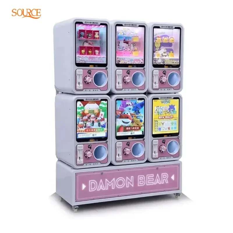 Mini Gacha Vending Machine Capsule Toy Dispenser Original Manufacturer Custom Twisted Ball Game Arcade Equipment for Kids