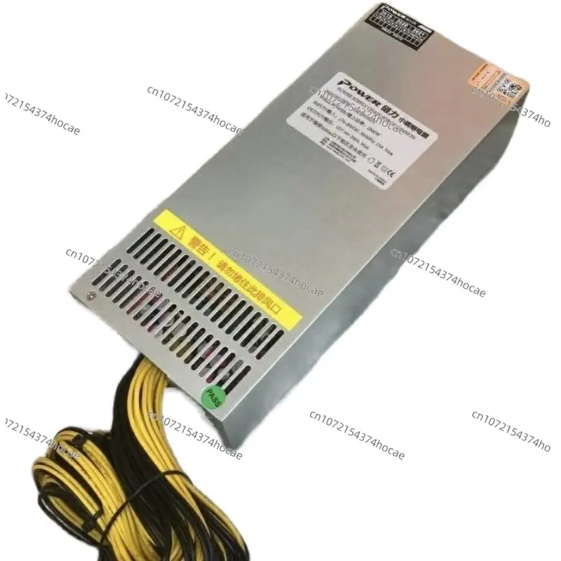 Quiet Power Supply, 2500W Graphics Card Power Supply 2U Power Supply 847 Built-in 2000W Single Channel 3080