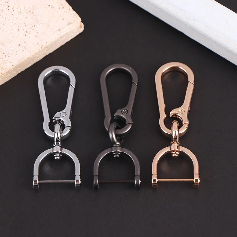 Car Keychain Creative Simple Strong Carabiner Shape Keyring Climbing Hook Key Man Unisex Gift Auto Interior With Screwdriver