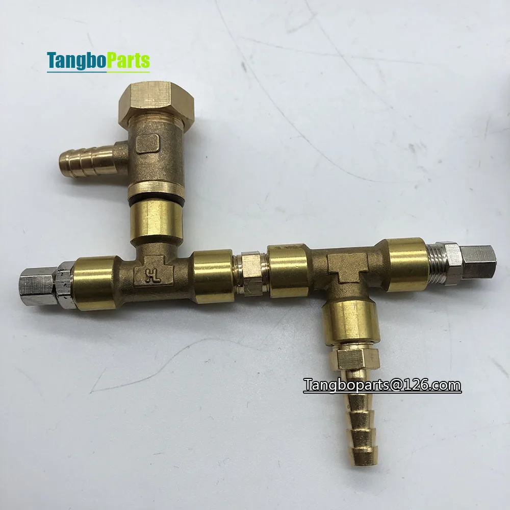 Espresso Machine Parts Safety Valve Pressure Gauge Boiler 9BAR Pressure Relief Valve Coffee Machine Parts OPV Retrofit Kit