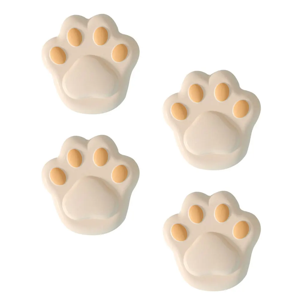 4 قطعة حشوات للزوايا سيليكون المضادة للتصادم حامي لحواف الطاولة الطفل الاطفال سلامة أثاث المنزل الوفير تصميم مخلب القط #3