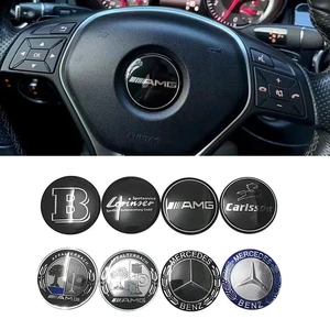 Dekoratives Aufkleber des Lenkrad -Emblems, Mercedes Benz Amg Ces Gle Clc Klasse W204 W203 W124 W213 W212, 1PC 12 Hauptverkauf Volante Walking W205 - №9