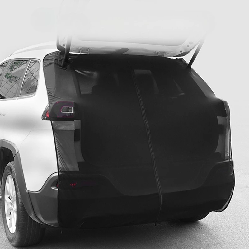 Car Tailgate Mesh Anti-mosquito Sunshade Screen Magnetic Suction Trunk Screens Insect-proof Ventilation Mesh Automotive Supplies