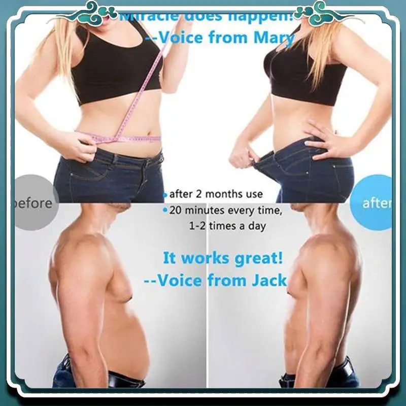 

Body Slimming Belt Electric Abdominal Trainer Muscle Stimulator Weight Loss EMS Fitness Vibration Belt Orange