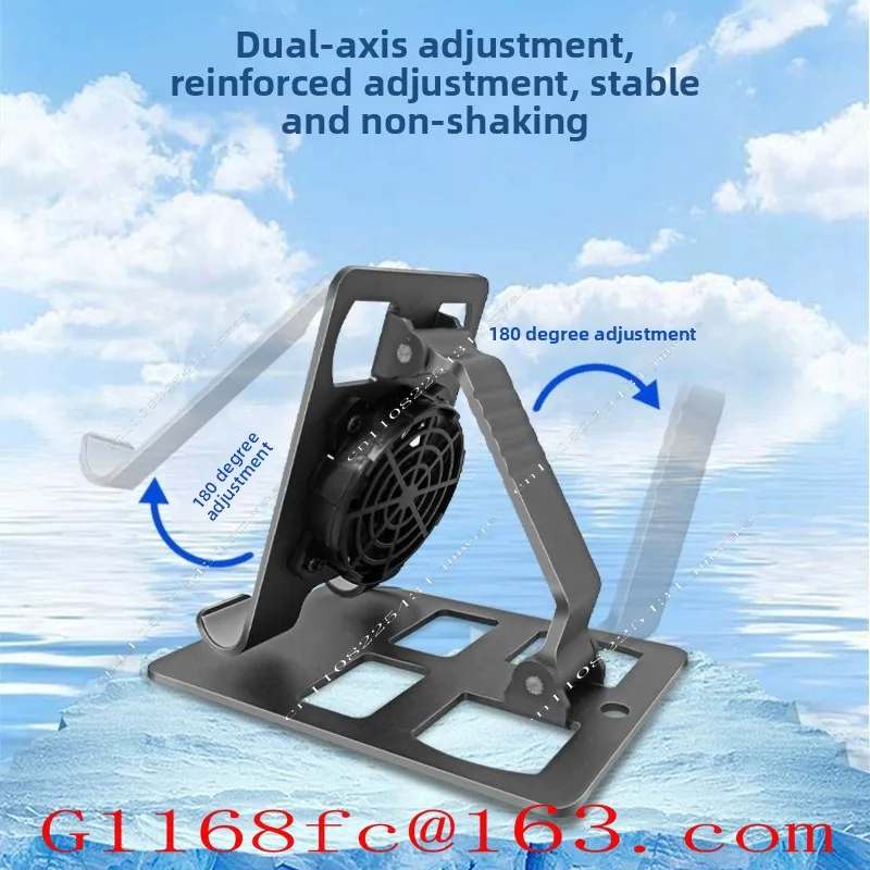 Mobile Phone, Tablet, Aluminum Alloy Bracket, Heat Sink, Metal IPad, Game Folding Desktop, Live Streaming Phone Support Bracket
