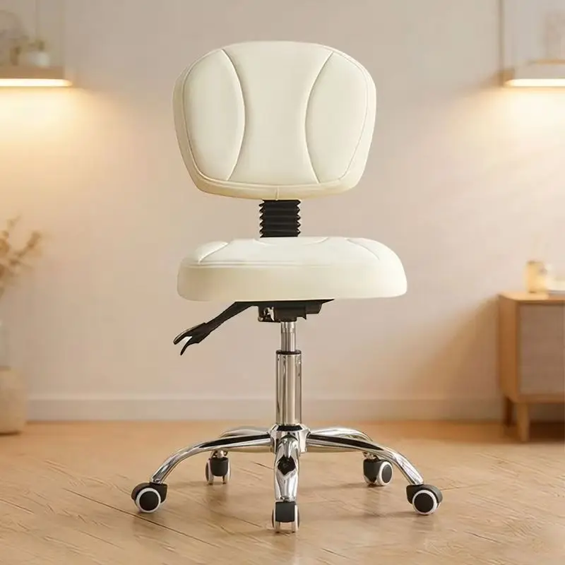 //Manicurist Beauty Stool Chair Dentist Chair Barber Hairdressing Stool Lift Swivel Chair Large Work Stool Stainless Steel
