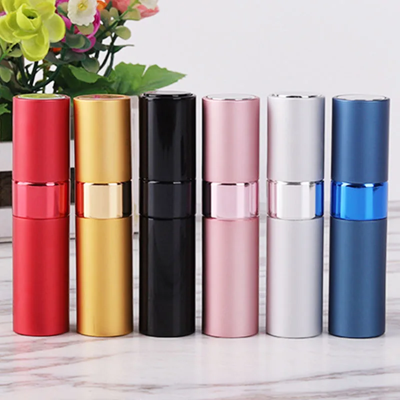 8ml lege parfum Container glas bekleed metaal aluminium navulbare parfum verstuiver parfum monster verstuiver Spray fles