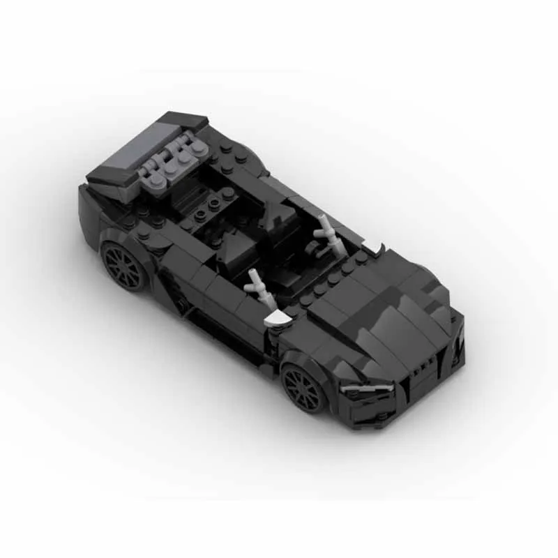 MOC-142771 New 8w Truck Racing Car Assembly Stitching Model 352PCS Building Block Parts Kids Building Block Toy Gift