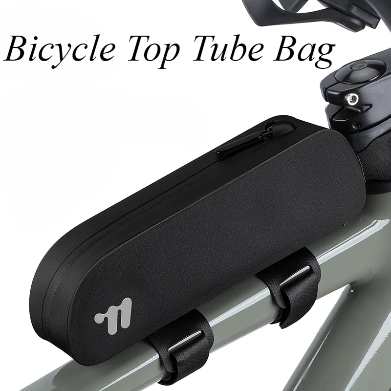 

TPU Cycling Front Bag Bike Top Tube Bag with Screws or Straps Waterproof Windproof Gravel Road Bike Top Frame Bag
