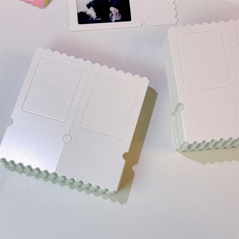 

20Pcs Paper Film Ticket Root Bookmark Collectible DIY Scrapbooking Slideshow Transparent Card Peripheral Blank Ticket Root Frame
