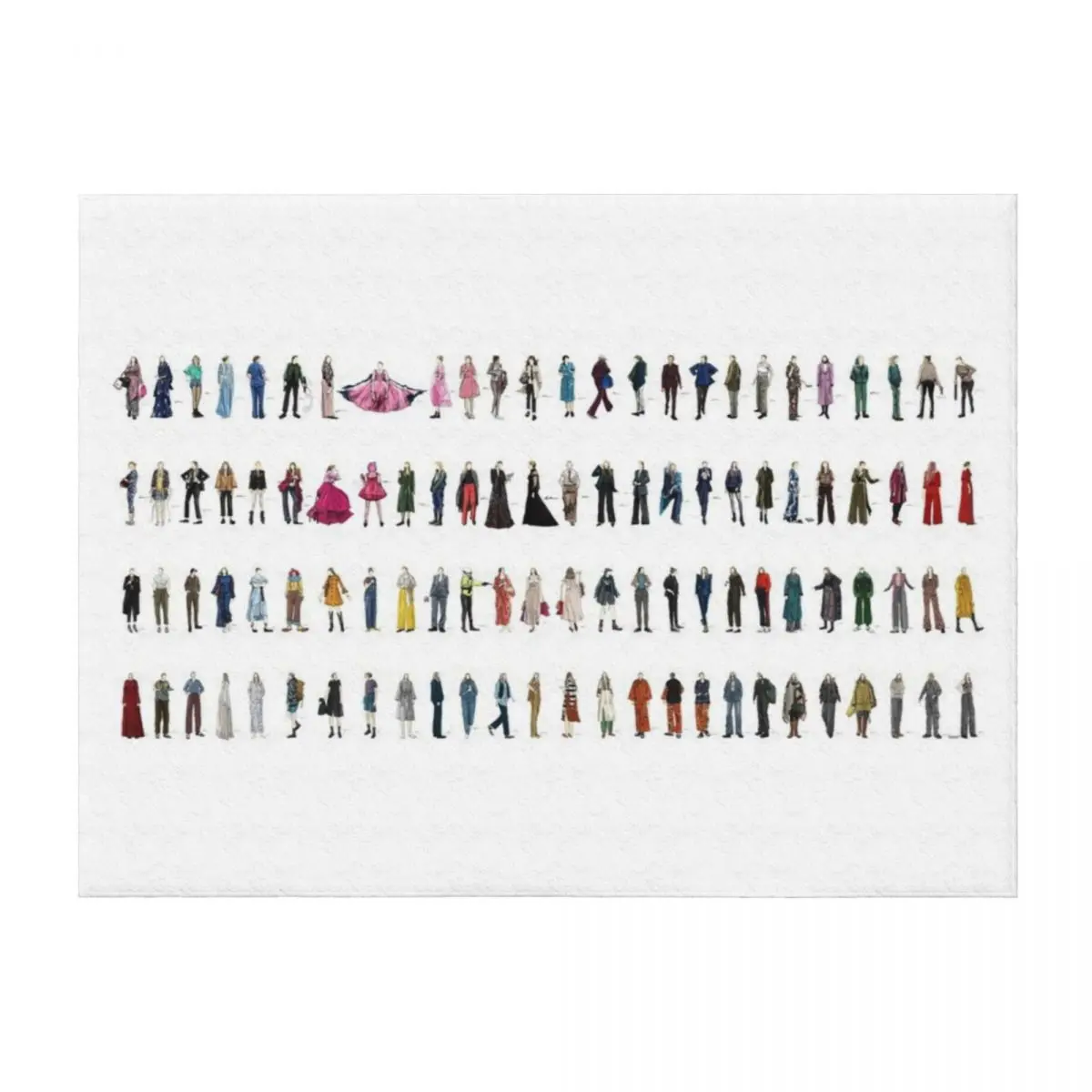 

Killing eve S1234 all villanelle fashion looks version 2.0 Throw Blanket bed plaid Cute Plaid Warm Decorative Sofa Blankets