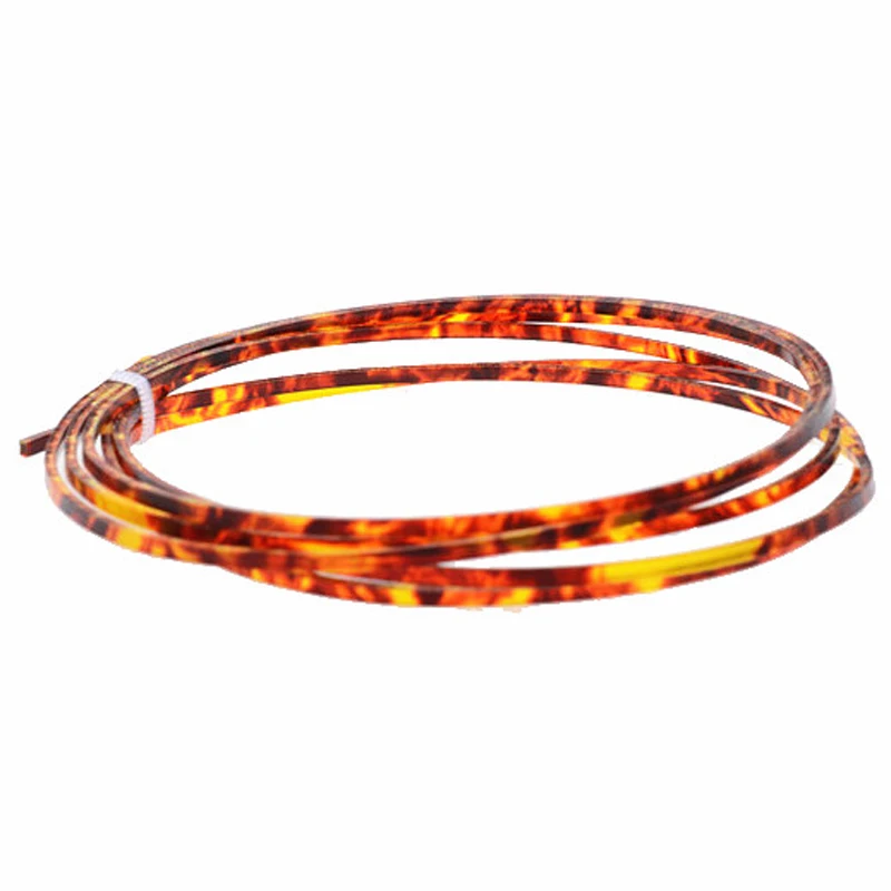 Colorful Celluloid 6/5/4/2 mm Width Guitar Binding Purfling 5 Feet Length Red Tortoise shell 1pcs