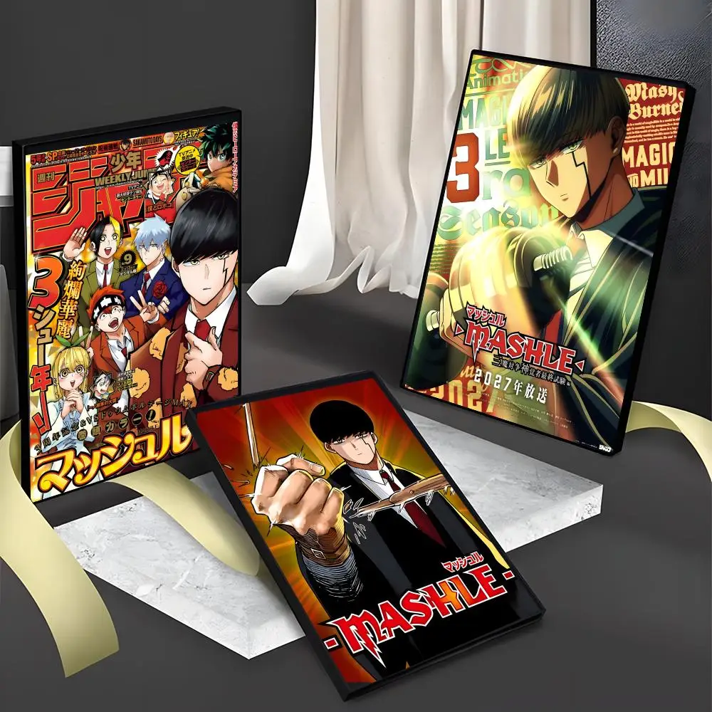 Anime M-Mashle Magic and Muscles Poster Wall art print art suitable for living room bedroom bar parlor home decoration gift view 2