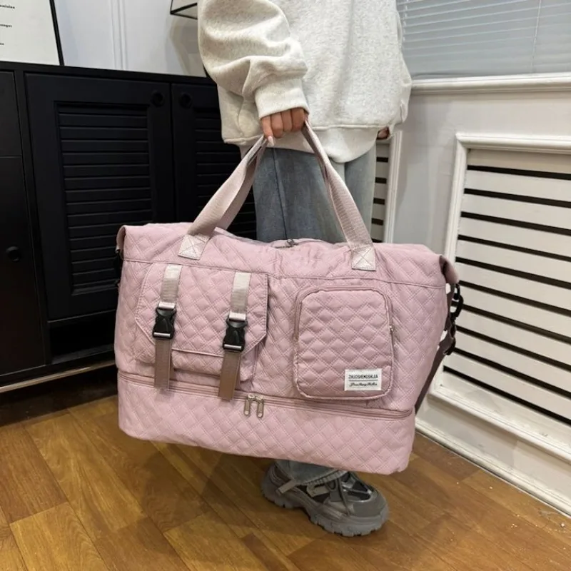 

Oxford Solid Travel Tote High Capacity Luggage Travel Bag Popular and Best-selling Trendy Shoulder Bags for Both Men and Women