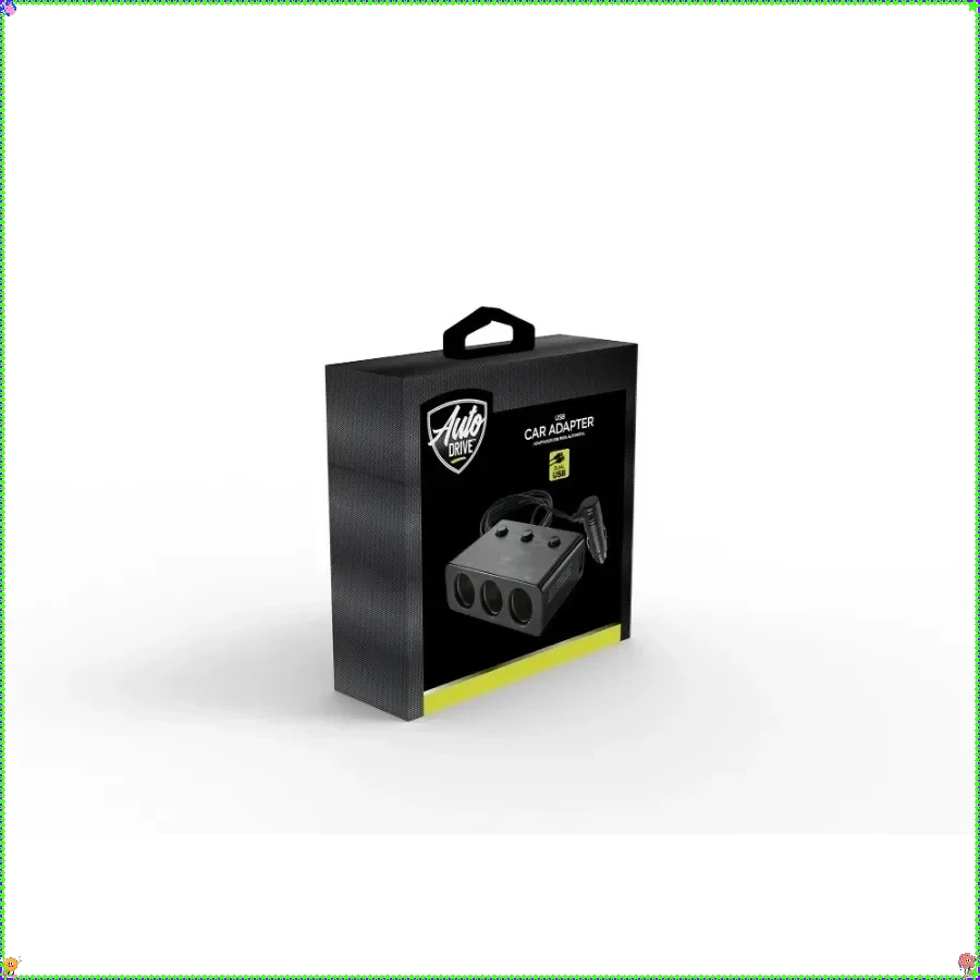 

12V/24V Car Charger Triple Socket Adapter with Dual USB Ports, Universal for Trucks & All Vehicles