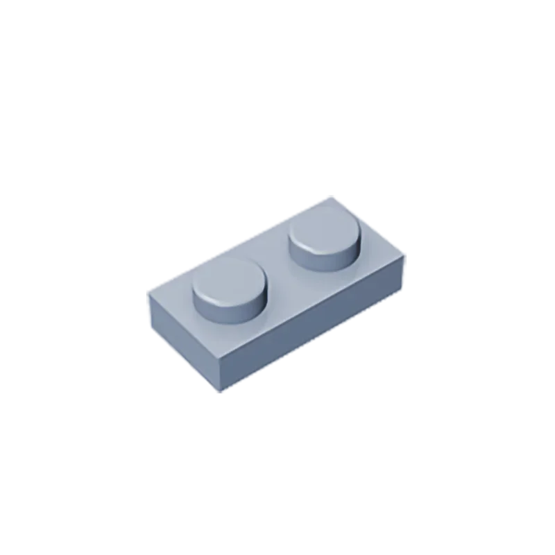 Gobricks GDS-502 platte 1x2 kompatibel mit Lego 3023 6225 Stück DIY-Baustein für Kinder