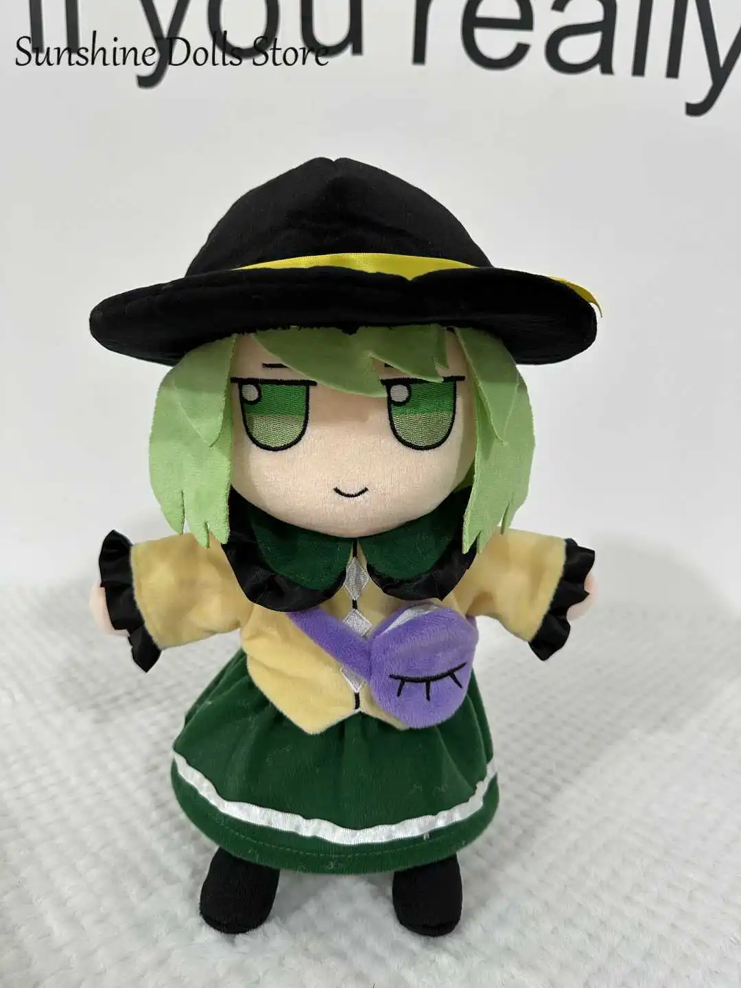 

Аниме TouHou Project Komeiji Satori Komeiji Koishi плюшевая кукла мультяшная ручная кукла аниме подвижные игрушки на палец реквизит подарок на Хэллоуин