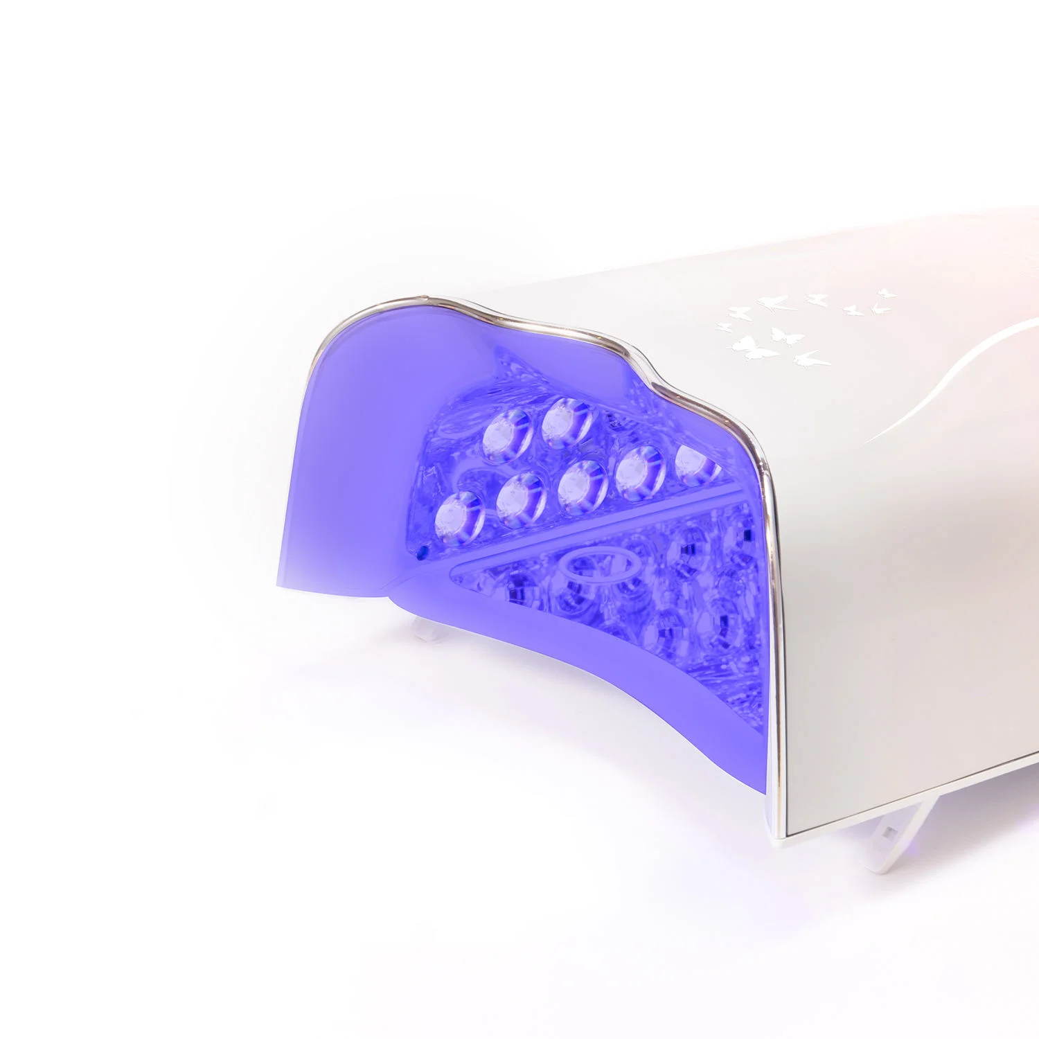 جديد فراشة سلسلة 115 واط قابلة للشحن LED الأشعة فوق البنفسجية هلام مسمار مصباح التدرج اللون 45 الخرز المهنية اللاسلكي مجفف الأظافر