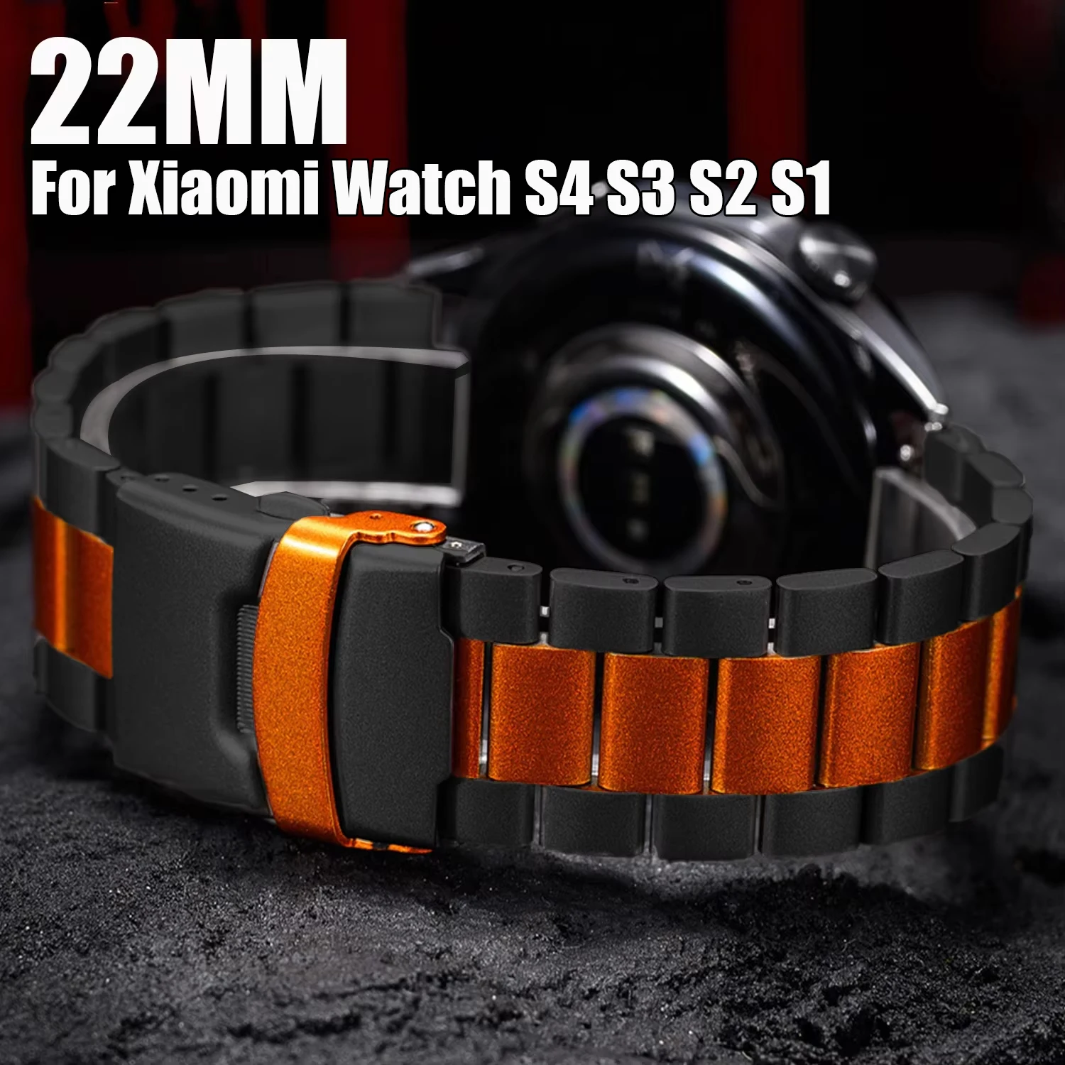 Stainless Steel Strap For Xiaomi Watch S4 S3 S2 S1 Pro Metal Band Bracelet For Xiaomi Watch 2 Pro Mi Watch Color Color 2 Correa