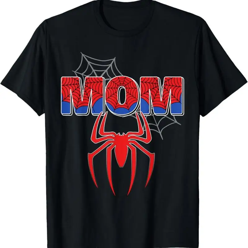 

Women Spider Mom Family Birthday Boy Retro Mother'S Day T Shirt