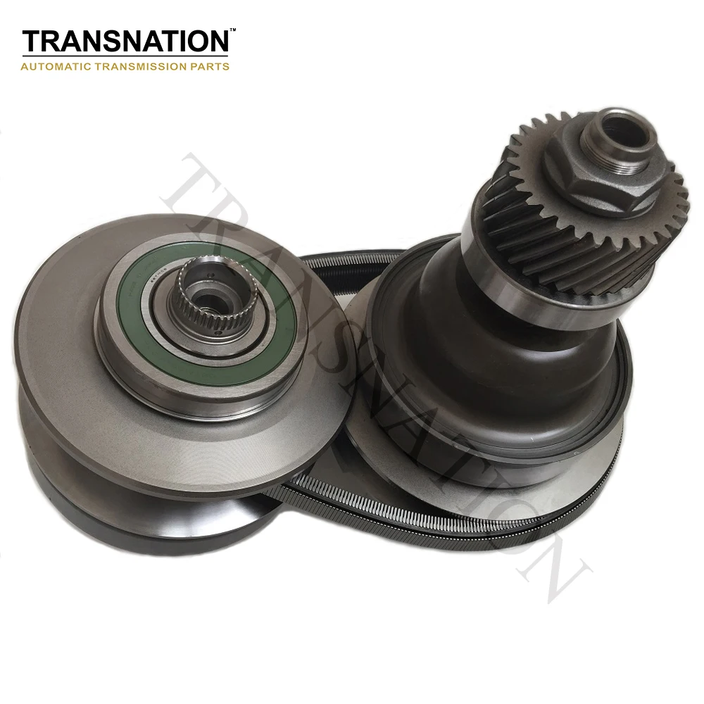 Transnation JF016E JF017E RE0F10D CVT Pulley Assembly With Belt Chain 901074 Atuo Transmission Parts Fit for Nissan