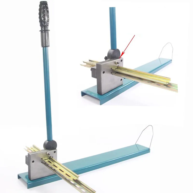 C45 Din Rail Cutter Guide Rail Cutter DC-35 With Ruler for Easy Measuring DIN Rail Cutting Tool