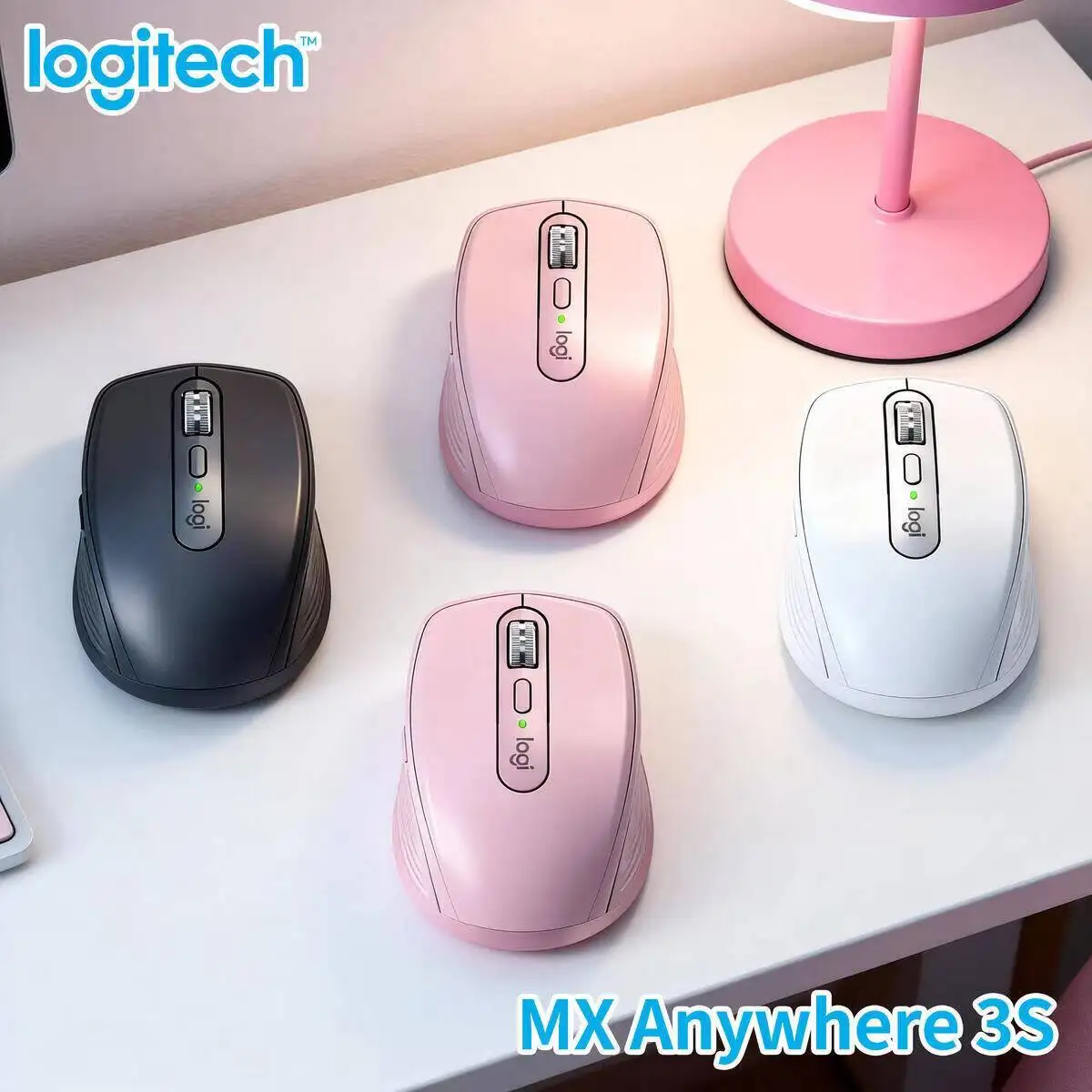 

Logitech Master Series MX Anywhere 3S Bluetooth Беспроводная бесшумная мышь Мягкий звук Офисный женский планшет