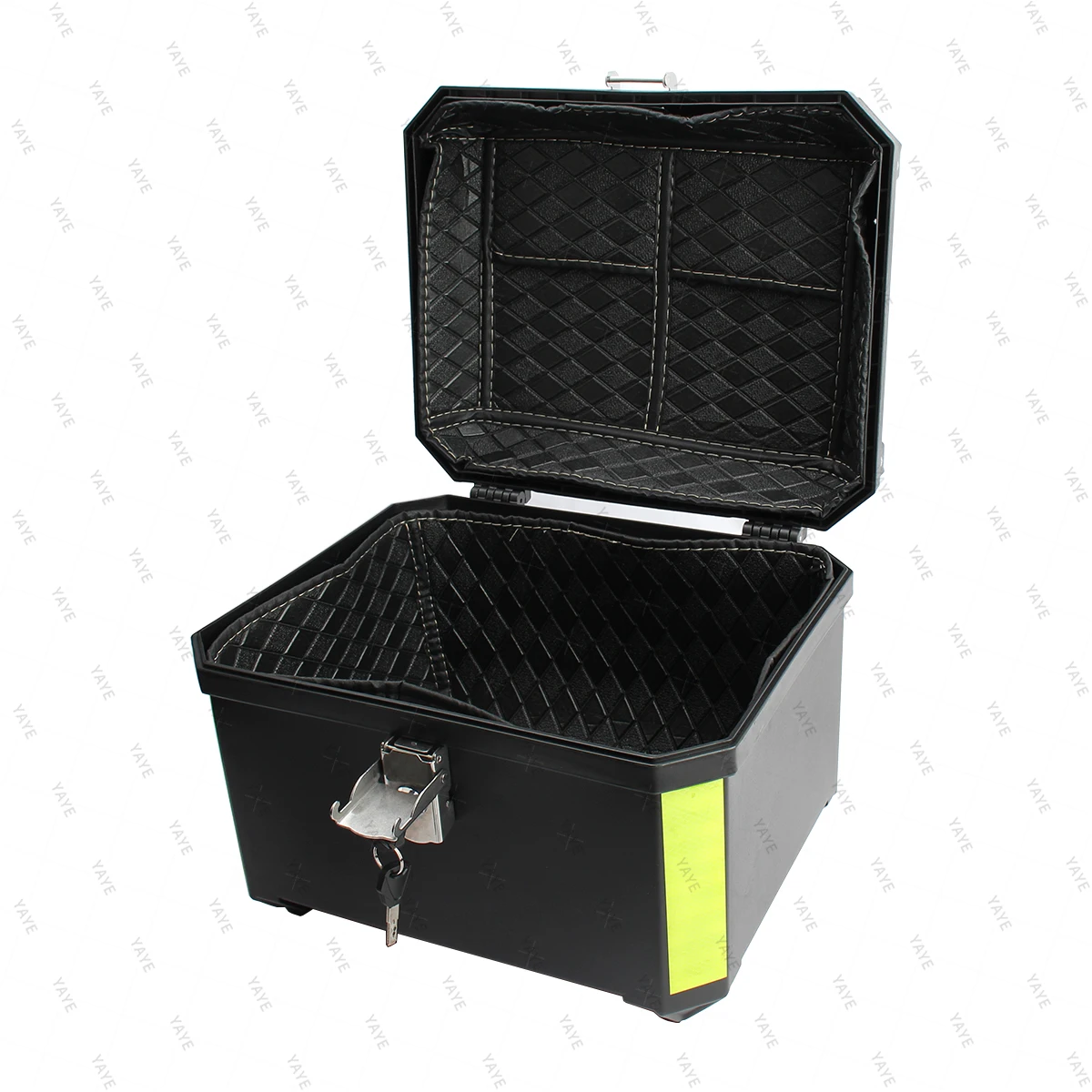 45L Motorcycle Helmet Box ABS Plastic Universal Top Tail Rear Luggage Storage Tool Cases Lock