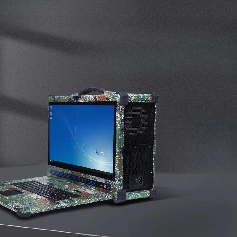 Ruggedized portable all-in-one rugged laptop mobile workstation