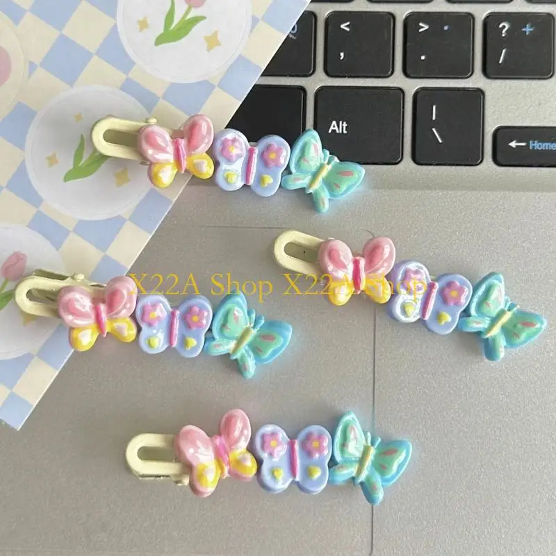 Unique Colorful Butterfly Pendant for Keychain Bracelets Jewelry Making Supplies DIY