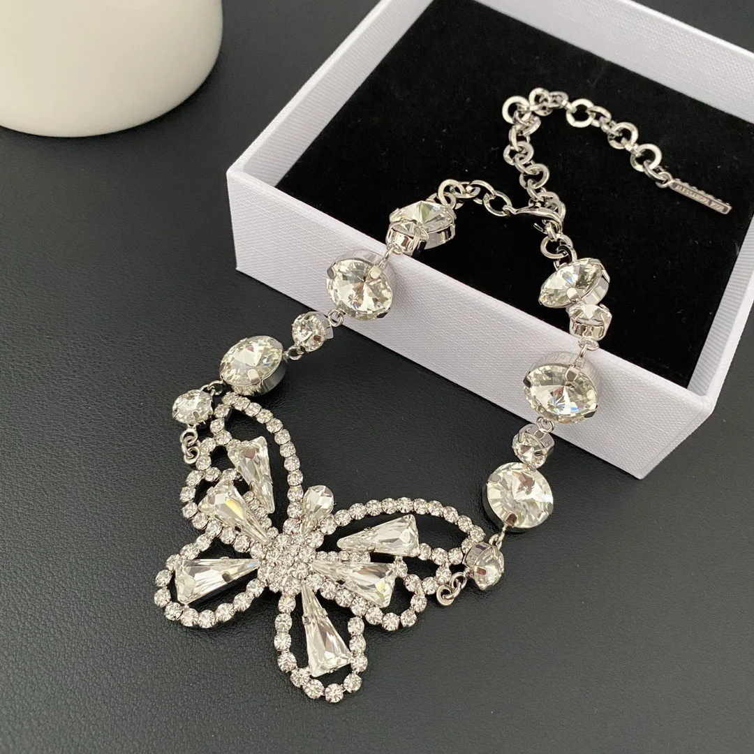 Necklace Temperament Light Luxury Personality Short Butterfly For Women Luxury Collares Para Mujer Collar Jewelry Collier Femme