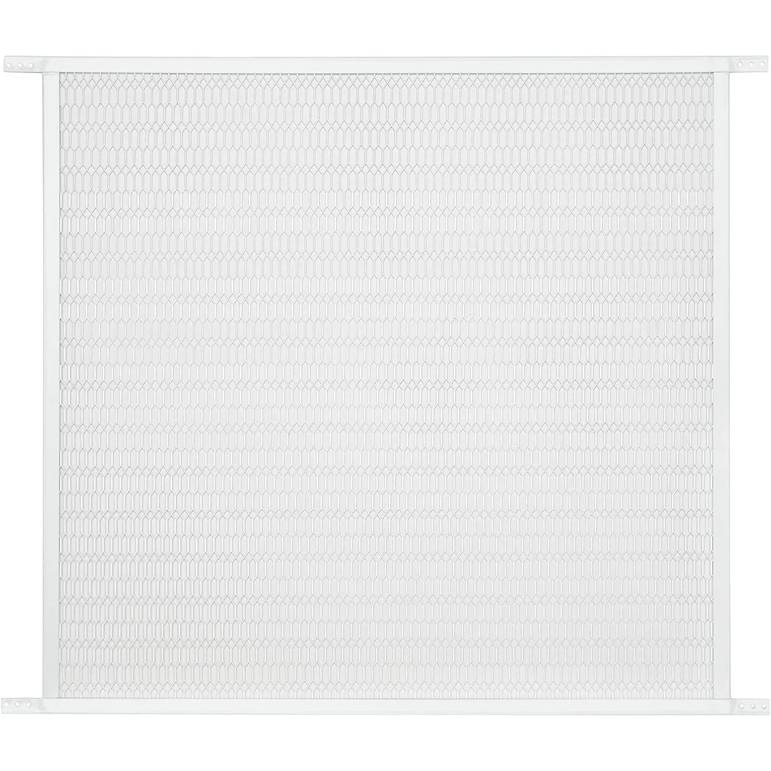 

Steel Pet Grille (White 36 Inch) Screen Door Protector for Dogs Pets Cats Scratch Protector Replacement Screen Door Guard Pet