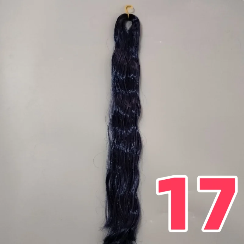 Bjd-Puppe, 80 cm, Haar, rohe Synthese, Milchseide, Anti-Mohair-Perücke, gefälschter Handhaken, Transplantationsmaterial, weiche Puppenperücken