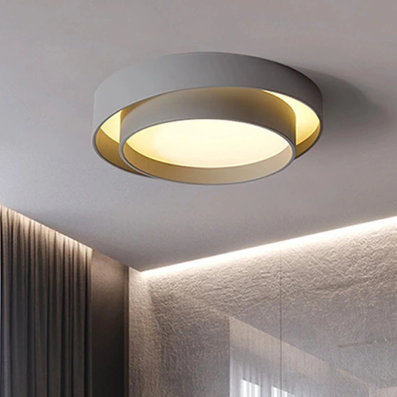 Round ceiling lamp modern led Art ceiling light Studio Kitchen bedroom Aisle Balcony Corridor  white designer ceiling lamp