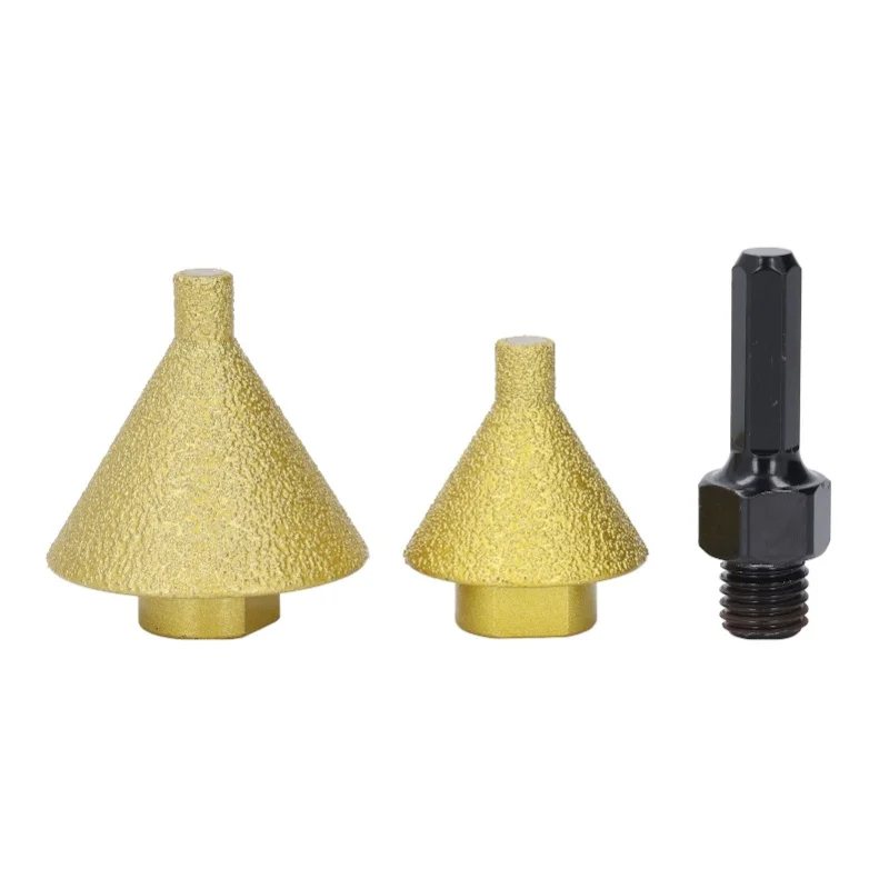 Beveling Chamfer Bit For Angle Grinder Tile Enlarging Trimming Countersink Drill Dia 38mm 50mm With M14 Thread Adapter