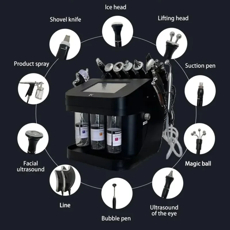New benchtop Black Pearl 10-in-1 multi-functional skin management integrated instrument cleaning micro-grinding machine-08