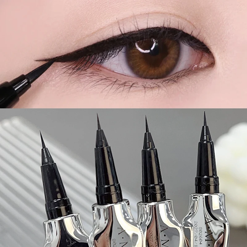 Ultra-thin Liquid Eyeliner Waterproof Long Lasting Eye Liner Pencil Quick Drying Not Blooming Natural Lower Eyelash Pen Cosmetic