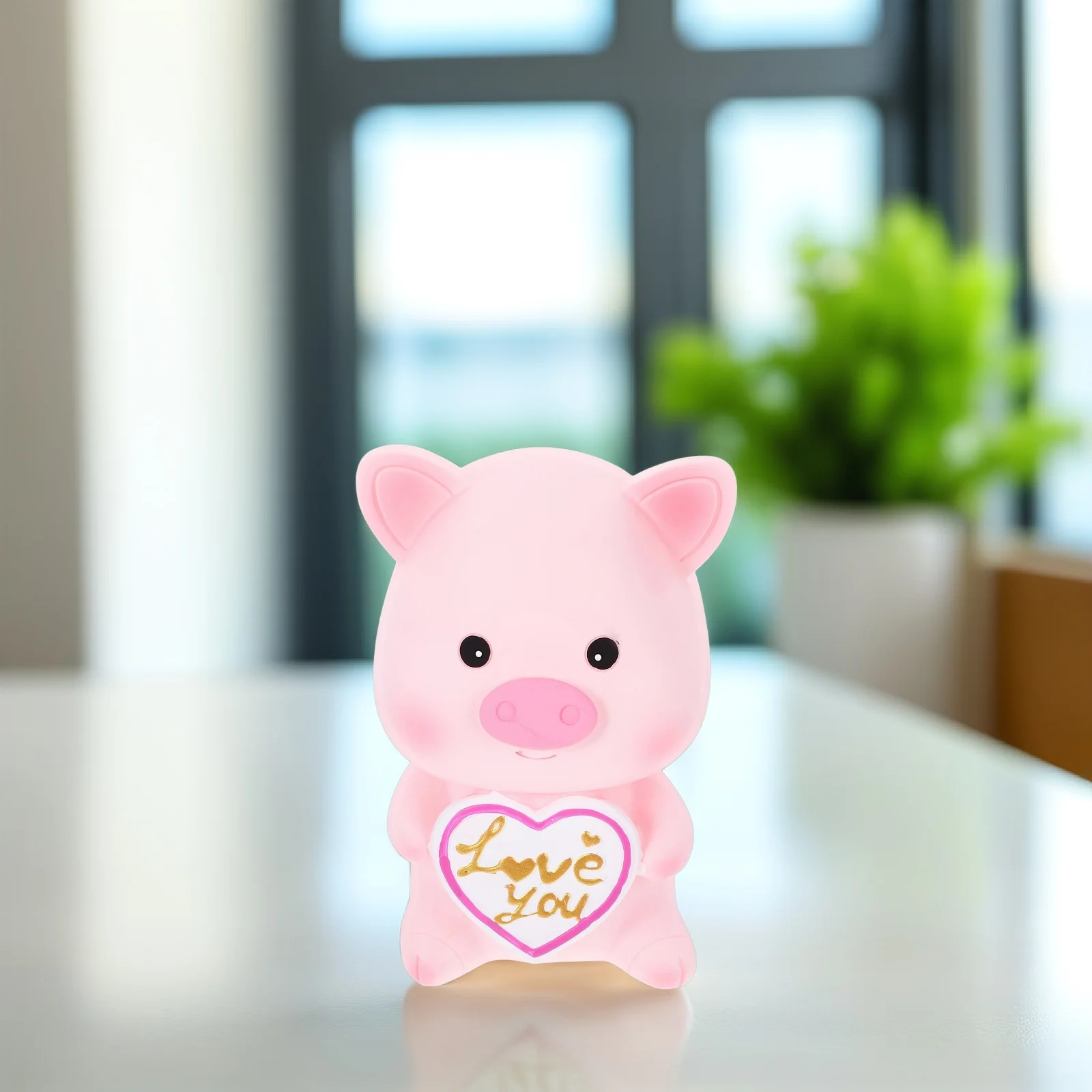 

Cartoon Shaped Piggy Bank Cute Vinyl Coin Container Safe Bedroom Living Room Kids Gifts Birthday Lovely Money Bank Savings Jar