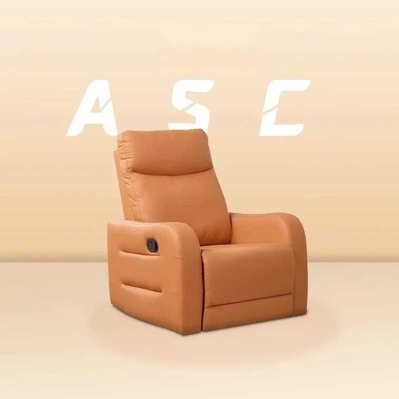 

Luxurious Leather Lounge Chair for Living Room, Gaming, and Office Use - Comfortable Individual Reading Chair
