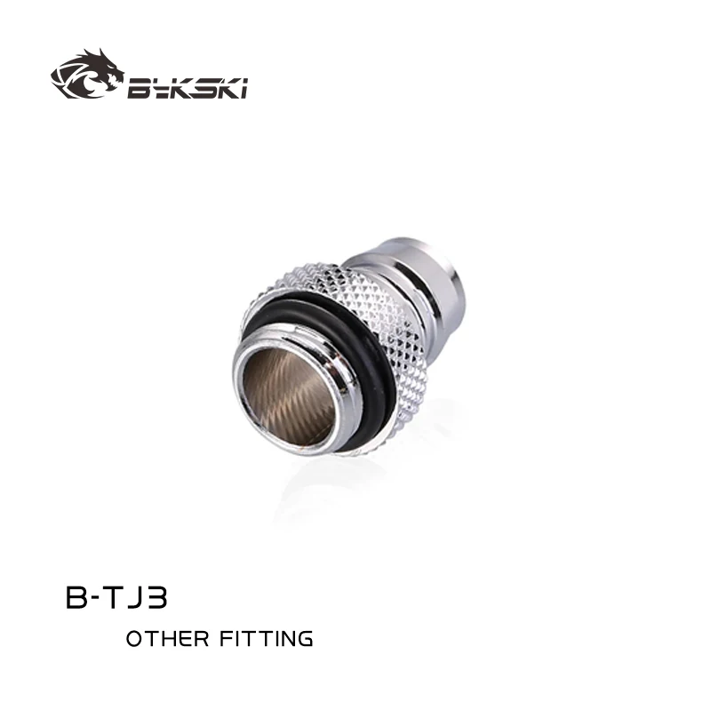 Bykski Water Cooler Fitting Use for 9.5*12.7mm / 10*16mm Soft Tube G1/4'' Computer Accessories 3/8 Hand Tighten Joint B-TJ3