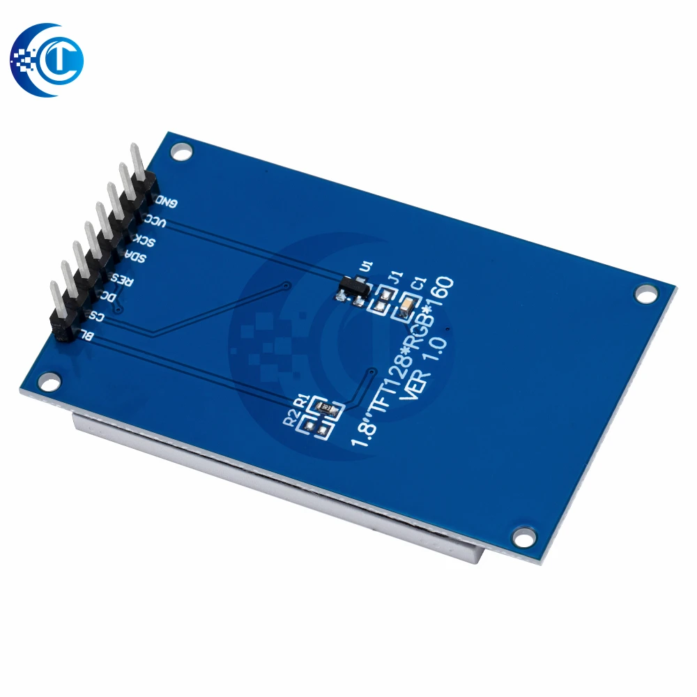 وحدة عرض SPI بزاوية عريضة زرقاء ، شاشة ملونة ، زرقاء ، TFT ، مسلسل