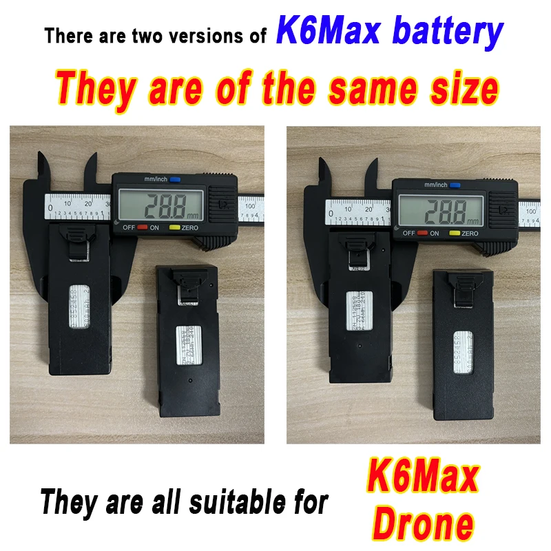 Bateria K6 Max Oryginalna bateria 3,7 V 1800 mAh do drona K6 Max Akcesoria Części