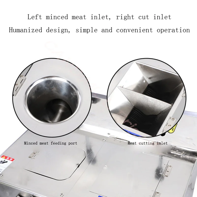 Mesin Cincang Daging Commercial High Power สแตนเลสสตีลหลายฟังก์ชั่นอัตโนมัติ Slicing Machine เครื่องมือทำครัว