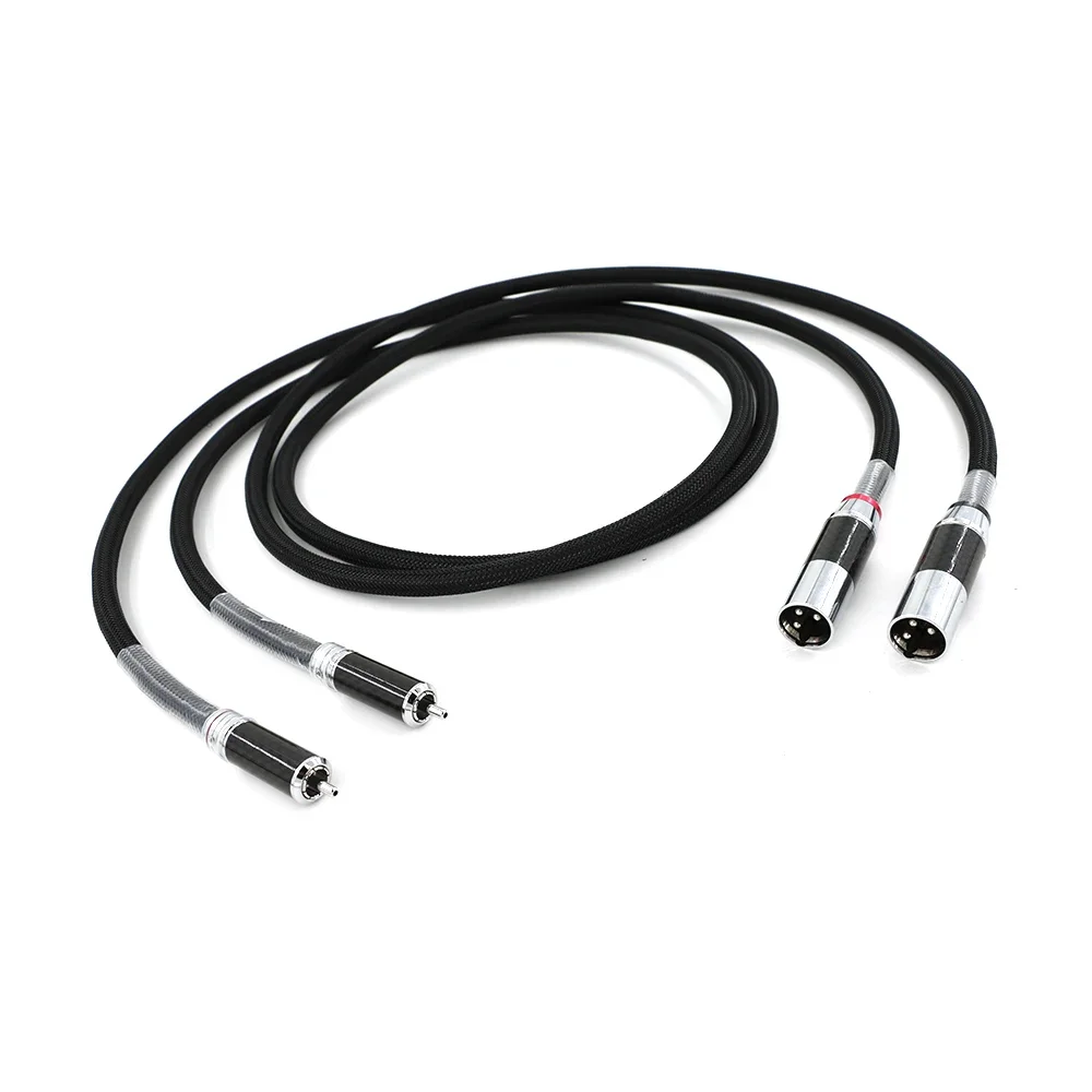 1Pair FA-220 occ copper HIFI RCA to XLR Audio Cable Male To Female ( Male To Male)