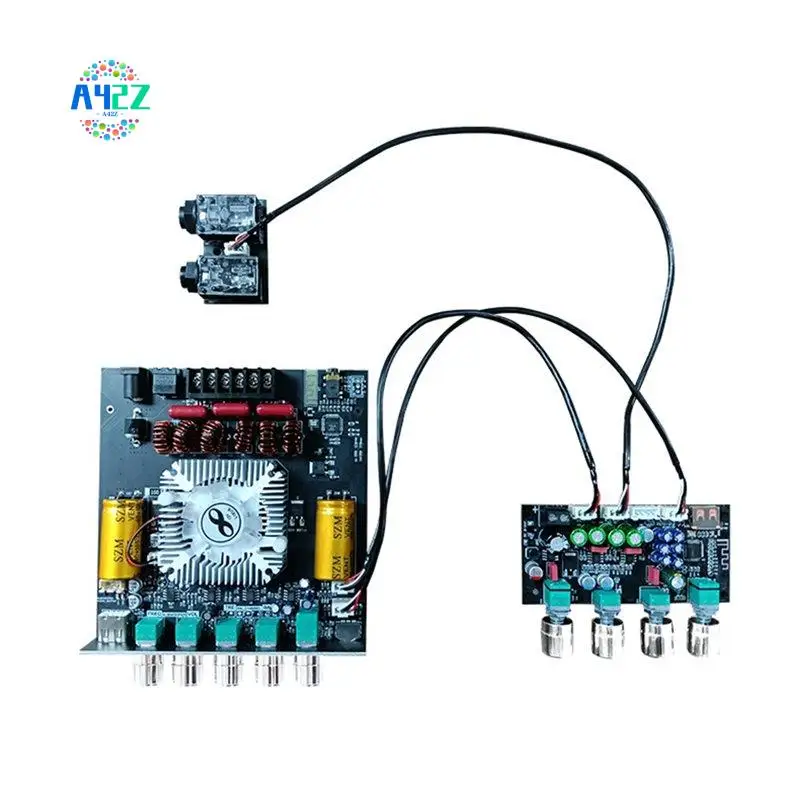 A42Z-DC8-36V AMP Upgrade Karaoke Reverb Board Professional Microphone Preamplifier DSP Mixing Module Anti-Whistle With HT21
